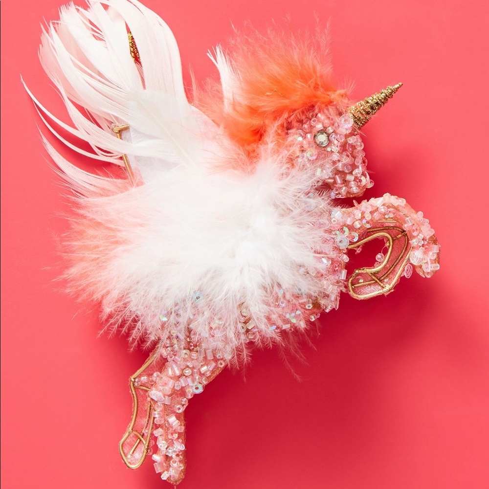 Anthropologie Majestic Unicorn Ornament
